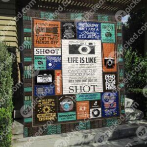 Photography Is My Therapy Quilt Blanket Py68  Quilt